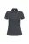 iDeal Basic - Egyenes szabású, pique galléros női póló - Ideal Dark Grey - L