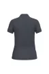 iDeal Basic - Egyenes szabású, pique galléros női póló - Ideal Dark Grey - L
