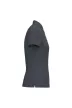 iDeal Basic - Egyenes szabású, pique galléros női póló - Ideal Dark Grey - XL
