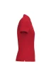 iDeal Basic - Egyenes szabású, pique galléros női póló - Ideal Red - L