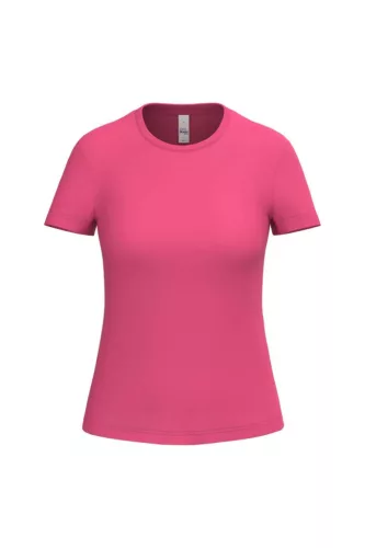 iDeal Basic - Egyenes szabású, kerek nyakú női póló - Ideal Fuchsia - L