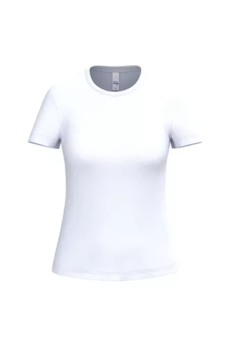 iDeal Basic - Egyenes szabású, kerek nyakú női póló - Ideal White - M
