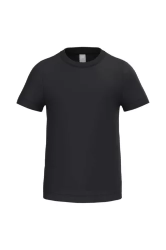 iDeal Basic - Egyenes szabású, kerek nyakú gyerek póló - Ideal Black - 2/4 éves