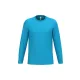 iDeal Basic - Egyenes szabású, hosszú ujjú unisex póló - Ideal Atoll Blue - S