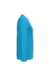 iDeal Basic - Egyenes szabású, hosszú ujjú unisex póló - Ideal Atoll Blue - S
