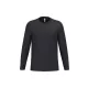 iDeal Basic - Egyenes szabású, hosszú ujjú unisex póló - Ideal Black - L