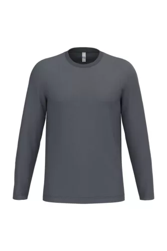 iDeal Basic - Egyenes szabású, hosszú ujjú unisex póló - Ideal Dark Grey - 2XL
