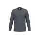 iDeal Basic - Egyenes szabású, hosszú ujjú unisex póló - Ideal Dark Grey - XL