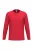iDeal Basic - Egyenes szabású, hosszú ujjú unisex póló - Ideal Red - 2XL