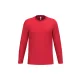 iDeal Basic - Egyenes szabású, hosszú ujjú unisex póló - Ideal Red - M