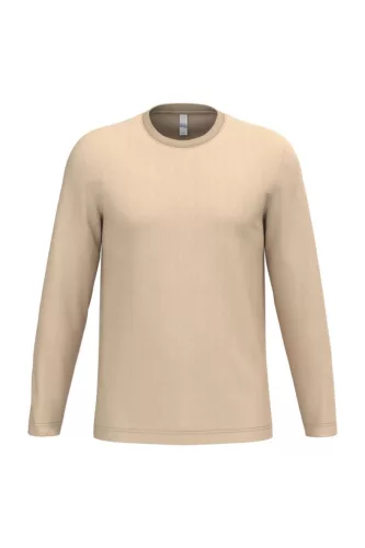 iDeal Basic - Egyenes szabású, hosszú ujjú unisex póló - Ideal Sand - S