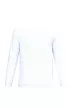 iDeal Basic - Egyenes szabású, hosszú ujjú unisex póló - Ideal White - S