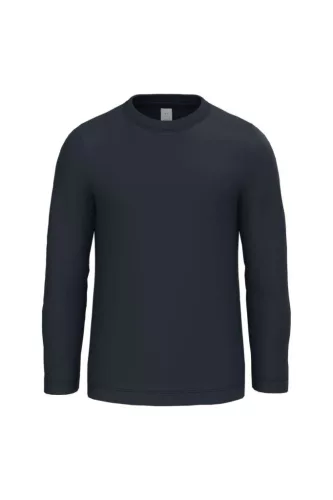 iDeal Basic - Egyenes szabású, hosszú ujjú gyerek póló - Ideal Navy - 12/14 éves