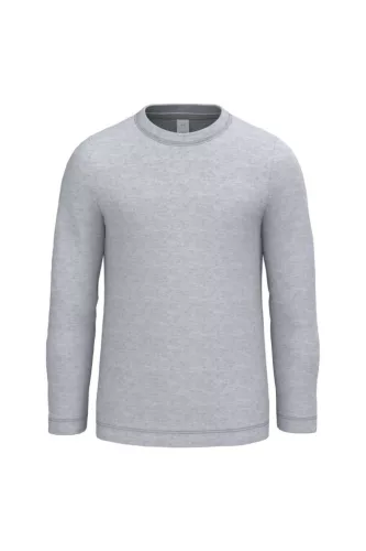 iDeal Basic - Egyenes szabású, hosszú ujjú gyerek póló - Ideal Oxford Grey - 10/12 éves