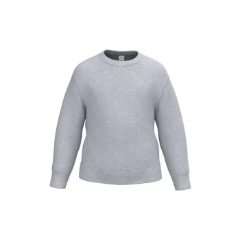   iDeal Basic - Kerek nyakú alap gyerek pulóver - Ideal Oxford Grey - 4/6 éves