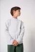 iDeal Basic - Kerek nyakú alap gyerek pulóver - Ideal White - 2/4 éves
