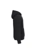 iDeal Basic - Kapucnis, kenguru zsebes alap unisex pulóver - Ideal Black - S