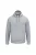 iDeal Basic - Kapucnis, kenguru zsebes alap unisex pulóver - Ideal Oxford Grey - L