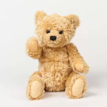   Mumbles - Klasszikus mackó mozgatható karokkal és lábakkal - Mid Brown - Kicsi - 22 cm