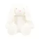 Mumbles Print Me - Fehér nyuszi emblémázható pocakkal - Ülve kb 20 cm