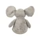 Mumbles Print Me - Szürke elefánt emblémázható pocakkal - Ülve kb 20 cm