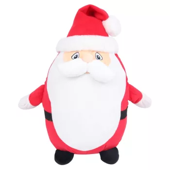   Mumbles Zippie - Piros Mikulás emblémázható pocakkal - Ülve kb 33 cm