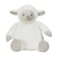 Mumbles Zippie - Bárány emblémázható pocakkal - Ülve kb 35 cm