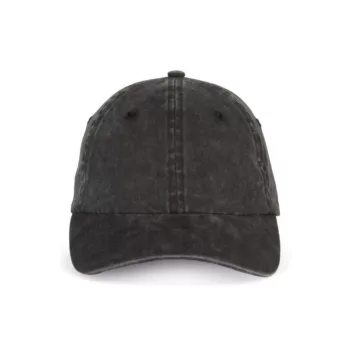   Native Spirit - Mosott hatású unisex baseball sapka - Washed Black