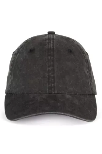 Native Spirit - Mosott hatású unisex baseball sapka - Washed Black