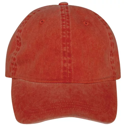 Native Spirit - Mosott hatású unisex baseball sapka - Washed Paprika