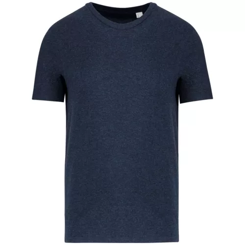 Native Spirit - Környezetbarát, egyenes szabású unisex póló - Melírozott tengerészkék - XXS