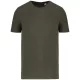 Native Spirit - Környezetbarát, egyenes szabású unisex póló - Melírozott Organic khaki - L