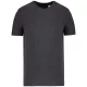 Native Spirit - Környezetbarát, egyenes szabású unisex póló - Melírozott vulkánszürke - 4XL
