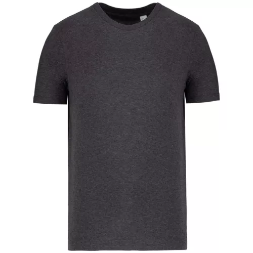 Native Spirit - Környezetbarát, egyenes szabású unisex póló - Melírozott vulkánszürke - L