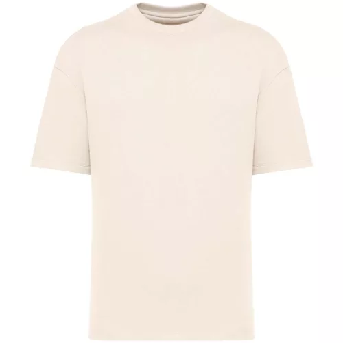 Native Spirit - Környezetbarát, oversize, unisex hibrid pulóver és póló keveréke - Elefántcsont- 2XL