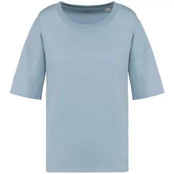   Native Spirit - Környezetbarát, oversize, 100% organikus pamut női póló - Akvamarin - L/XL