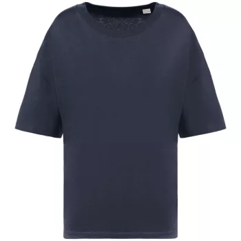   Native Spirit - Környezetbarát, oversize, 100% organikus pamut női póló - Tengerészkék - L/XL