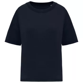   Native Spirit - Mosott hatású, oversized női póló - Mosott tengerészkék - L/XL