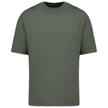   Native Spirit - Kerek nyakú oversize férfi póló - Khaki - XS