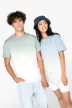 Native Spirit - Színátmenetes, egyenes szabású unisex póló - Jádezöld - 2XL