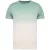 Native Spirit - Színátmenetes, egyenes szabású unisex póló - Jádezöld - S