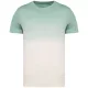Native Spirit - Színátmenetes, egyenes szabású unisex póló - Jádezöld - XL