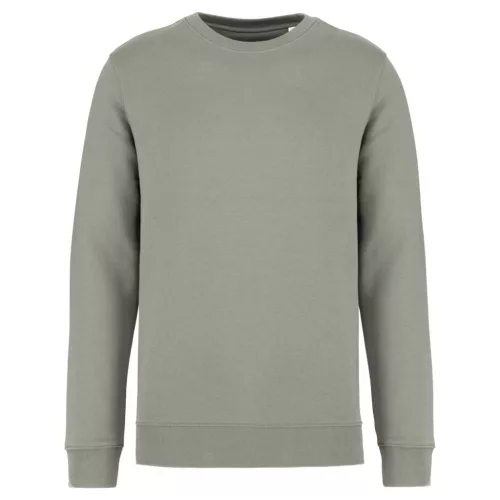 Native Spirit - Egyenes szabású, kerek nyakú unisex pulóver - Mandulazöld - M