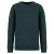 Native Spirit - Egyenes szabású, kerek nyakú unisex pulóver - Melírozott amazon zöld - 2XL