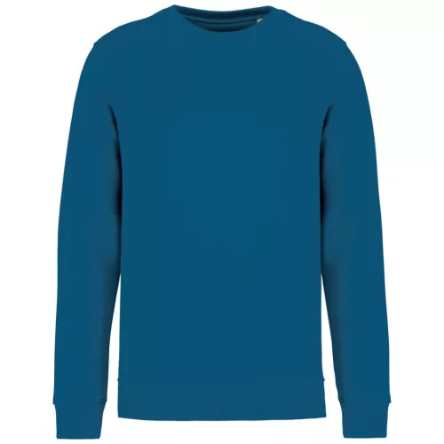 Native Spirit - Egyenes szabású, kerek nyakú unisex pulóver - Zafírkék - 2XL