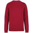 Native Spirit - Egyenes szabású, kerek nyakú unisex pulóver - Hibiszkusz piros - M