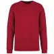 Native Spirit - Egyenes szabású, kerek nyakú unisex pulóver - Hibiszkusz piros - S