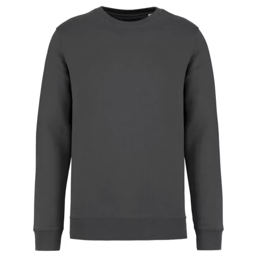 Native Spirit - Egyenes szabású, kerek nyakú unisex pulóver - Vasszürke - M