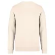 Native Spirit - Egyenes szabású, kerek nyakú unisex pulóver - Elefántcsont - L