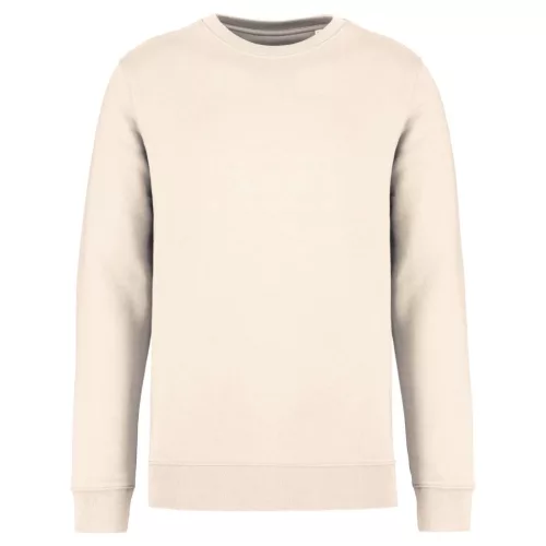 Native Spirit - Egyenes szabású, kerek nyakú unisex pulóver - Elefántcsont - M